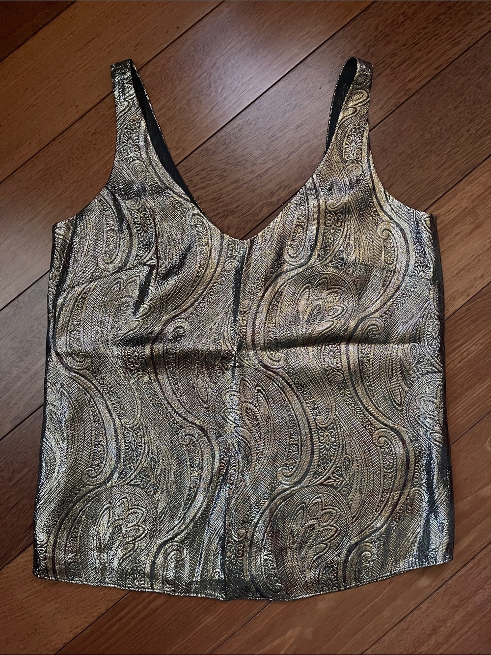 NWT J. Crew Silk Brocade Tank Top